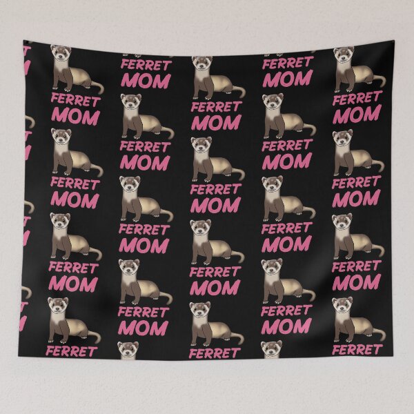 Item preview, Ferret Mom for Ferret Lovers, Pink designed and sold by Mochi-Merch.