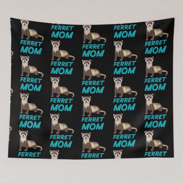 Item preview, Ferret Mom for Ferret Lovers, Blue designed and sold by Mochi-Merch.