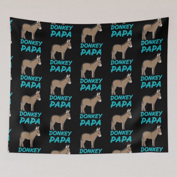 Item preview, Donkey Papa for Donkey Lovers, Blue designed and sold by Mochi-Merch.