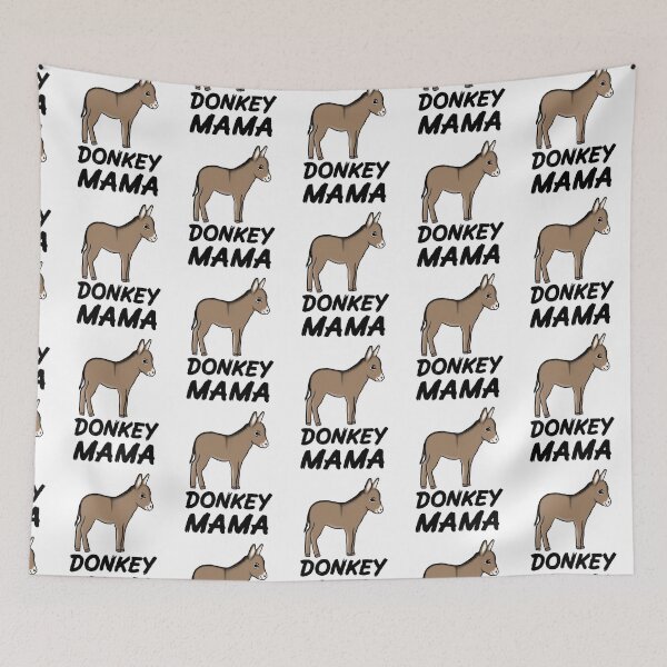 Item preview, Donkey Mama for Donkey Lovers, Black designed and sold by Mochi-Merch.