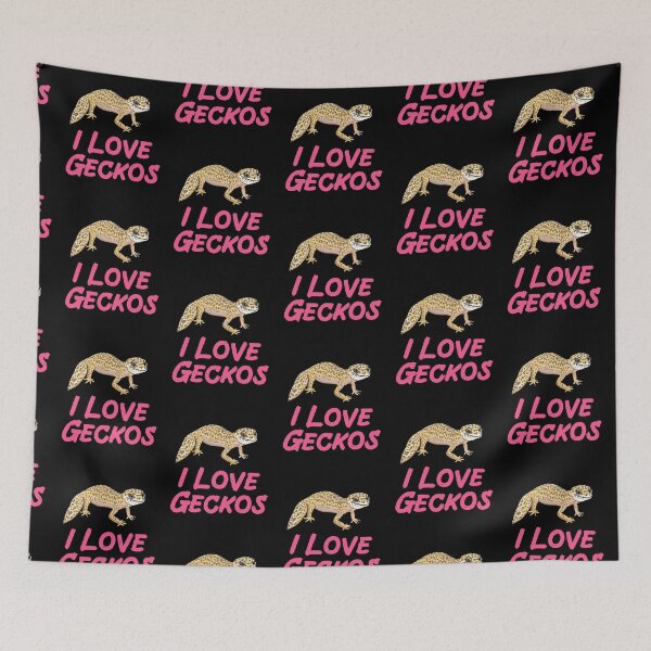Item preview, I Love Geckos for Gecko Lovers, Pink  designed and sold by Mochi-Merch.