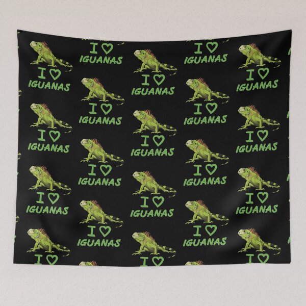 Item preview, I Love Iguanas for Iguana Lovers, Green designed and sold by Mochi-Merch.