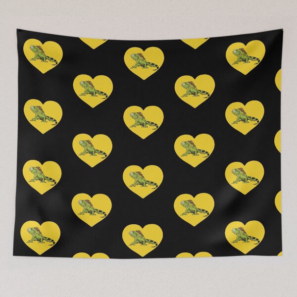 Item preview, Iguana Heart for Iguana Lovers, Yellow designed and sold by Mochi-Merch.