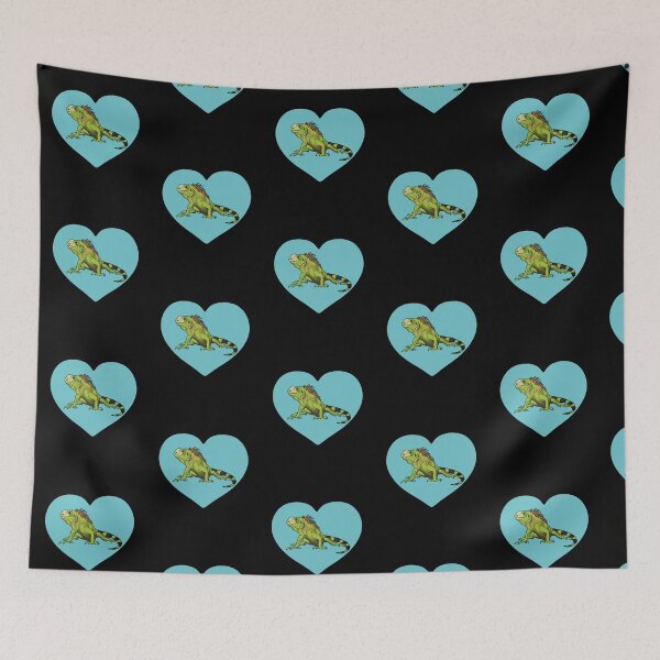 Item preview, Iguana Heart for Iguana Lovers, Blue designed and sold by Mochi-Merch.