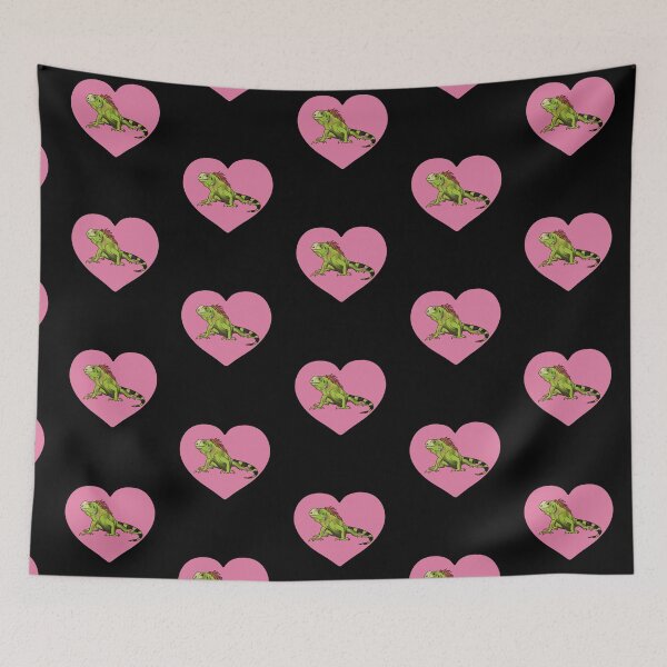Item preview, Iguana Heart for Iguana Lovers, Pink  designed and sold by Mochi-Merch.