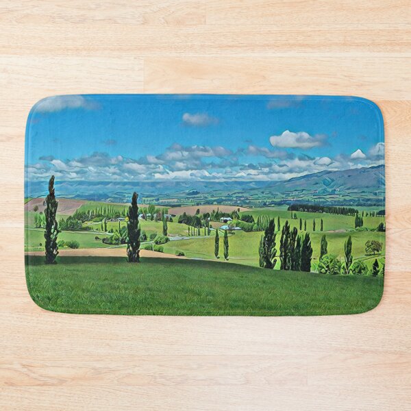 Item preview, Geraldine Fairlie Lookout Point New Zealand Landscape Poster designed and sold by TastyTonic.