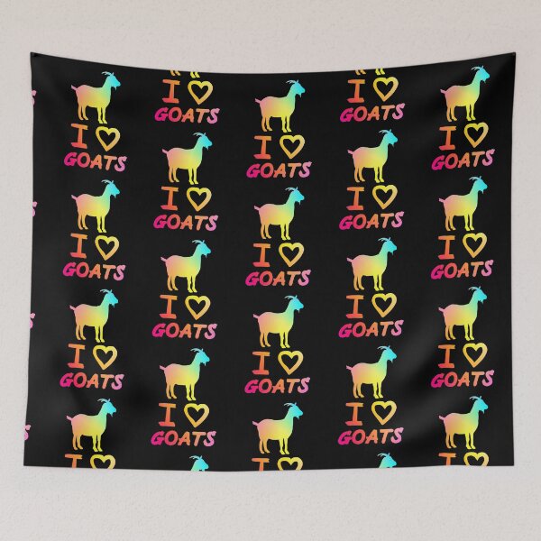 Item preview, Rainbow I Love Goats for Goat Lovers  designed and sold by Mochi-Merch.