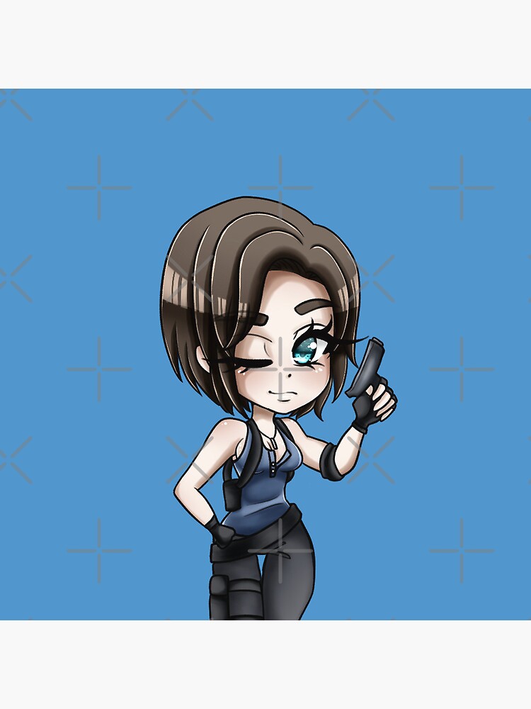 Jill Valentine v2 Chibi RE3 Remake - Jill Valentine - Pin