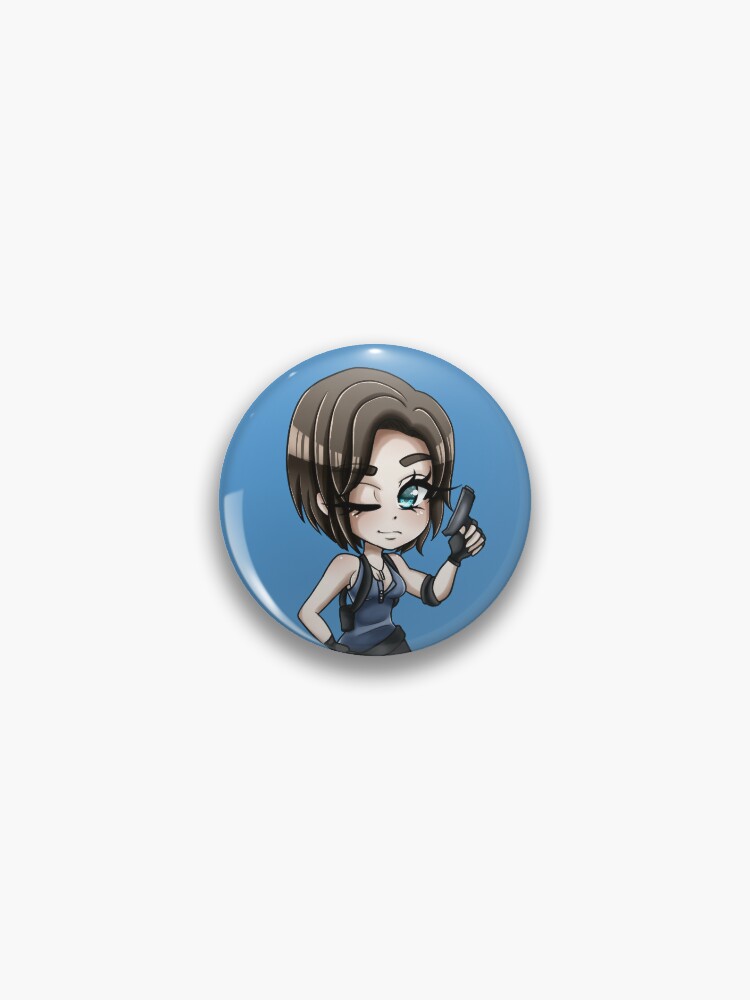 Jill Valentine v2 Chibi RE3 Remake - Jill Valentine - Pin