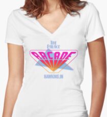 Stranger Things Women's Fitted V-Neck T-Shirt