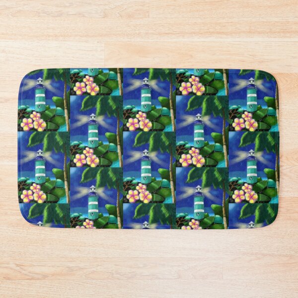 Item preview, Whimsical Tropical Lighthouse designed and sold by oceanlady65.