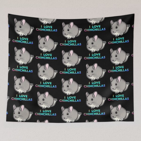 Item preview, Cute Chubby Chinchilla, I Love Chinchillas designed and sold by Mochi-Merch.