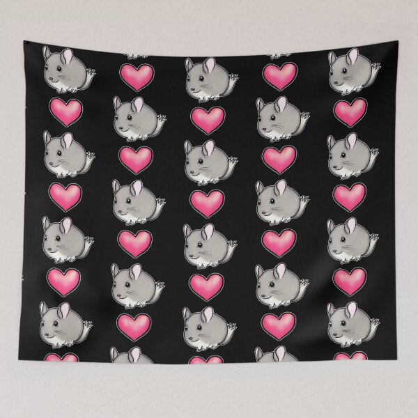 Item preview, Cute Chubby Chinchilla, I Heart Chinchillas designed and sold by Mochi-Merch.