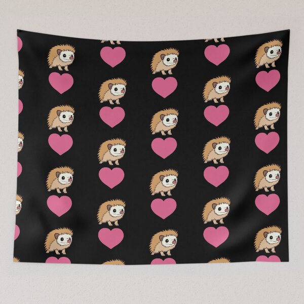 Artikelvorschau, Pink Heart Igel für Igelliebhaber entworfen und verkauft von Mochi-Merch.