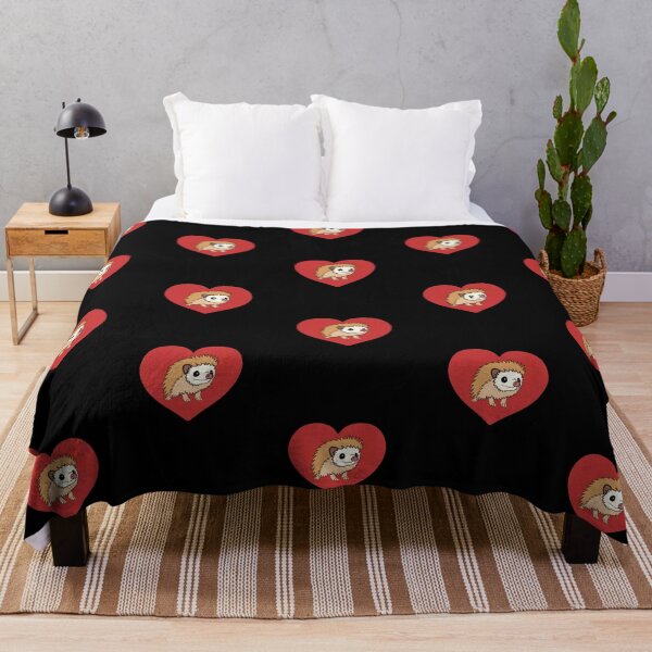 Artikelvorschau, Igel Rotes Herz für Igelliebhaber entworfen und verkauft von Mochi-Merch.