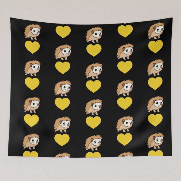 Artikelvorschau, Gelber Herz-Igel für Igel-Liebhaber entworfen und verkauft von Mochi-Merch.