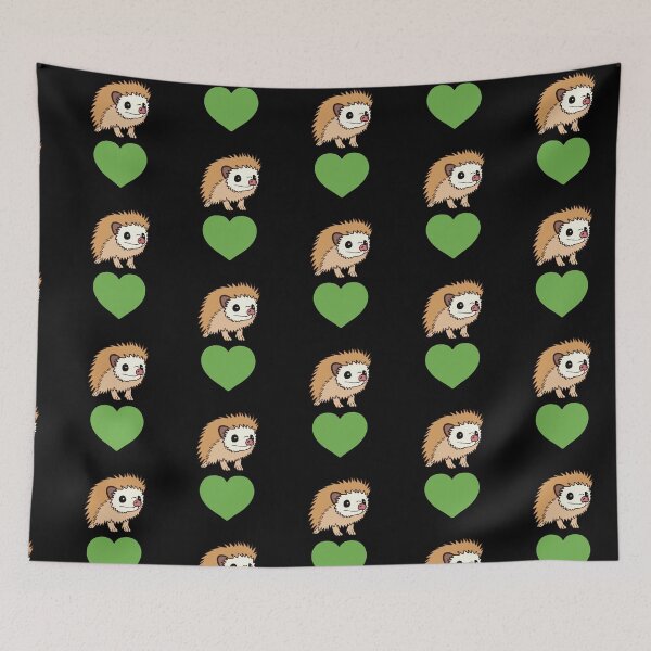 Artikelvorschau, Grüner Herz-Igel für Igel-Liebhaber entworfen und verkauft von Mochi-Merch.