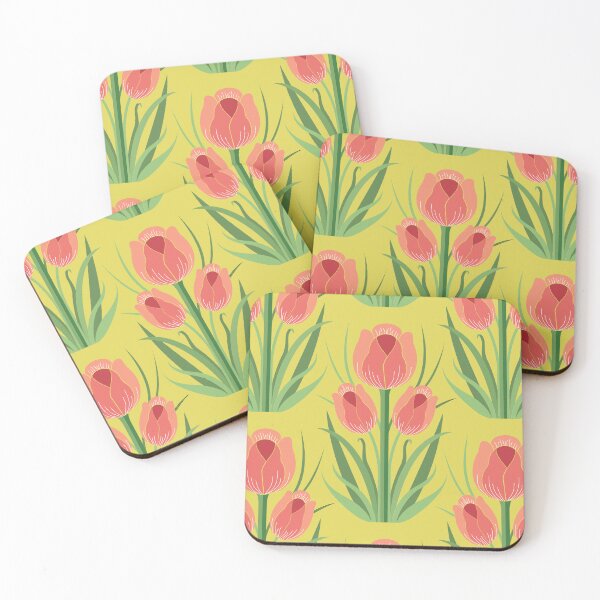 Item preview, TULIP LOVE - Wattle + TerraCotta designed and sold by Carina Parry Studios.