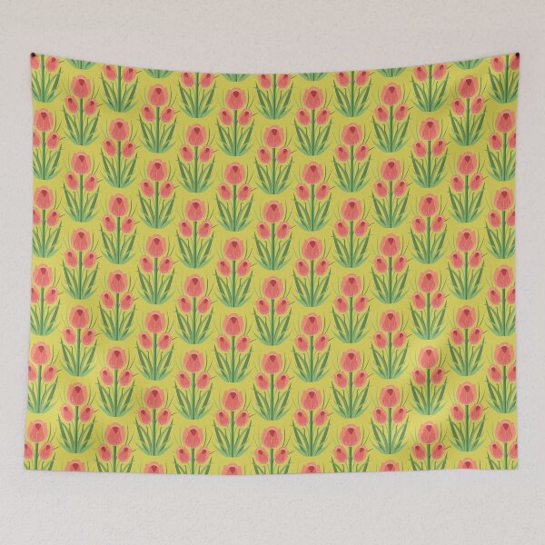 Item preview, TULIP LOVE - Wattle + TerraCotta designed and sold by Carina Parry Studios.