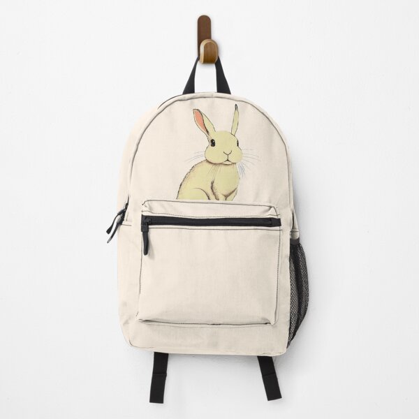 Item preview, White American Bunny Lovely Cute Rabbit Drawing designed and sold by wigobun.