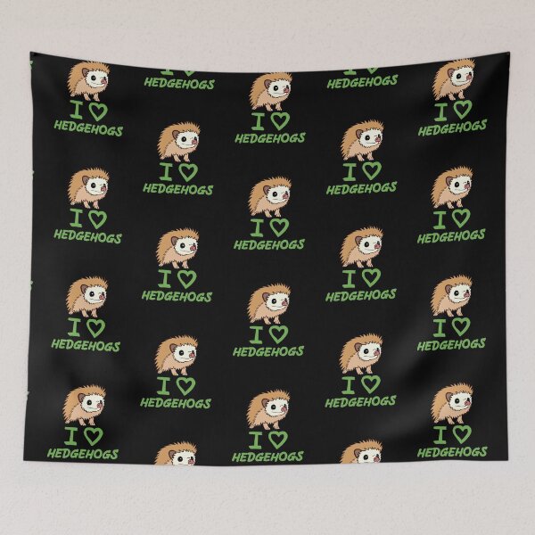 Artikelvorschau, Grüne I-Liebe-Igel für Igel-Liebhaber entworfen und verkauft von Mochi-Merch.