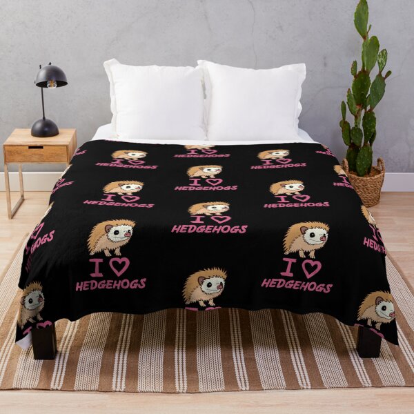 Artikelvorschau, Pink I Love Igel für Igelliebhaber entworfen und verkauft von Mochi-Merch.