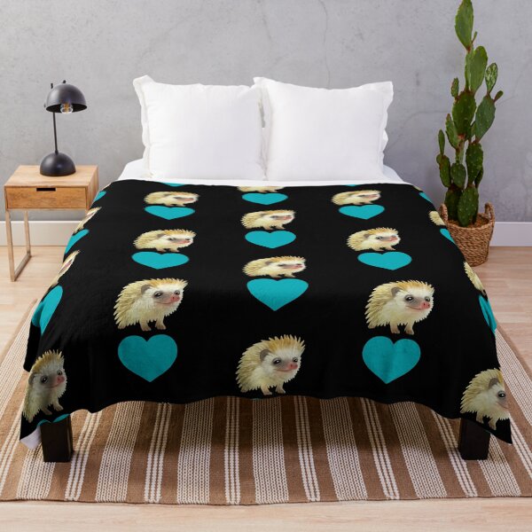 Artikelvorschau, Blaues Herz Lustiger Igel für Igelliebhaber entworfen und verkauft von Mochi-Merch.