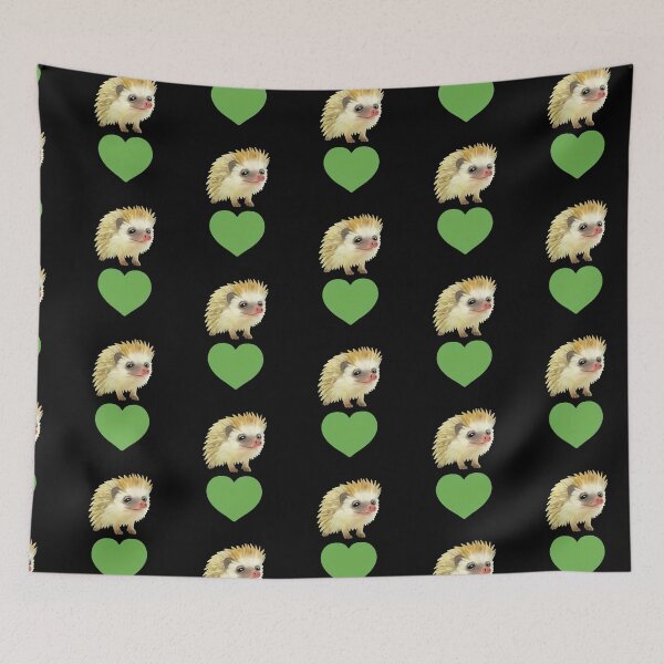 Artikelvorschau, Grünes Herz Lustiger Igel für Igel-Liebhaber entworfen und verkauft von Mochi-Merch.