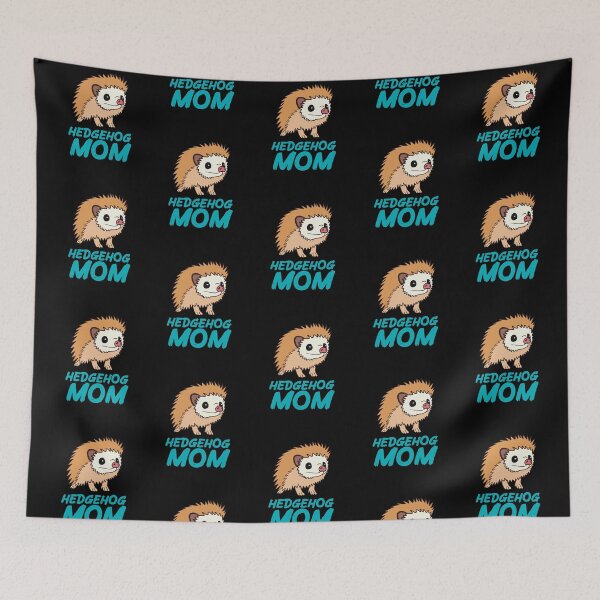 Artikelvorschau, Blaue Igelmutter für Igelliebhaber entworfen und verkauft von Mochi-Merch.