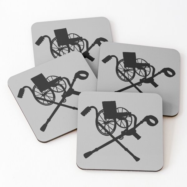 Item preview, Chair and Cross Crutches Skull and Crossbones  designed and sold by Quipplepunk.
