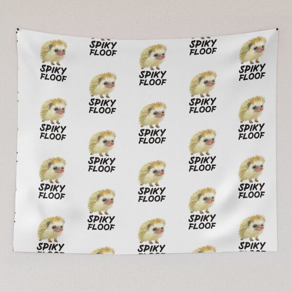 Artikelvorschau, Spiky Floof für Igelliebhaber Schwarz entworfen und verkauft von Mochi-Merch.
