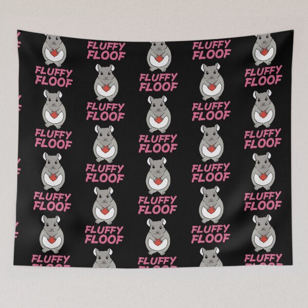 Item preview,  Fluffy Floof Cute Chinchilla with Heart for Chinchilla Lovers Pink designed and sold by Mochi-Merch.