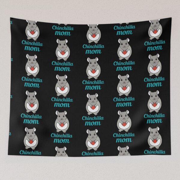 Item preview, Chinchilla Mom: Chinchilla with Heart for Chinchilla Lovers, Blue designed and sold by Mochi-Merch.