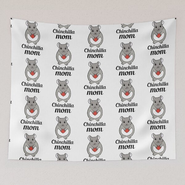 Item preview, Chinchilla Mom: Chinchilla with Heart for Chinchilla Lovers, Black designed and sold by Mochi-Merch.