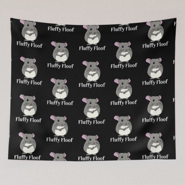 Item preview, Fluffy Floof Chinchilla: Cute Chinchilla for Chinchilla Lovers, White designed and sold by Mochi-Merch.
