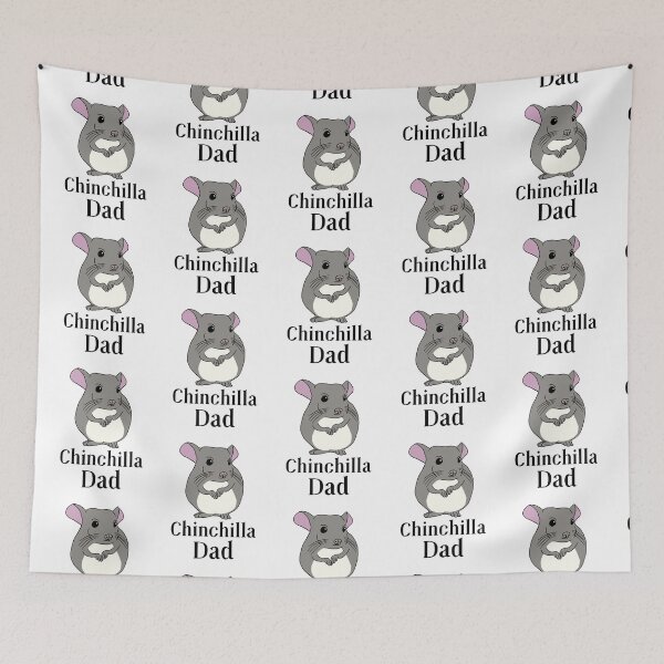 Item preview, Chinchilla Dad: Cute Chinchilla for Chinchilla Lovers, Black designed and sold by Mochi-Merch.