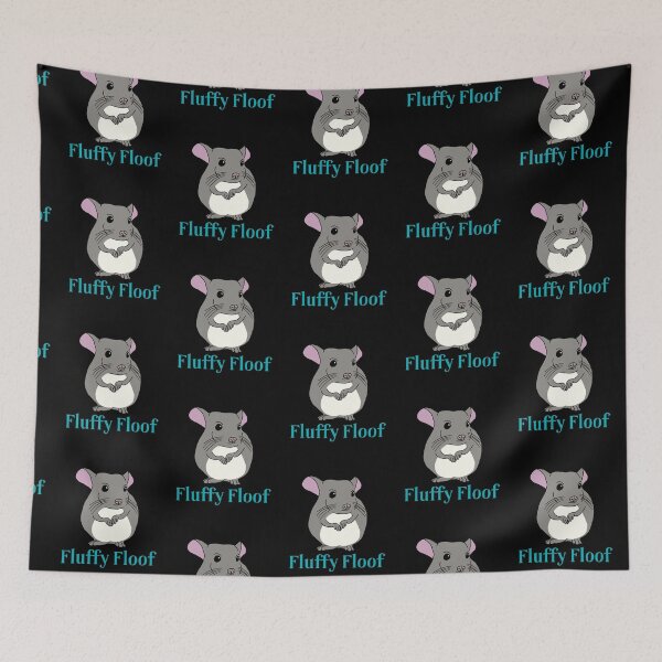 Item preview, Fluffy Floof Chinchilla: Cute Chinchilla for Chinchilla Lovers, Blue designed and sold by Mochi-Merch.