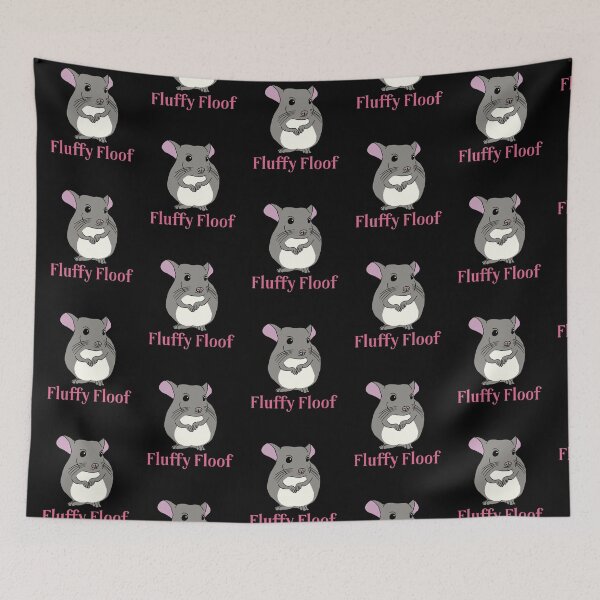 Item preview, Fluffy Floof Chinchilla: Cute Chinchilla for Chinchilla Lovers, Pink designed and sold by Mochi-Merch.