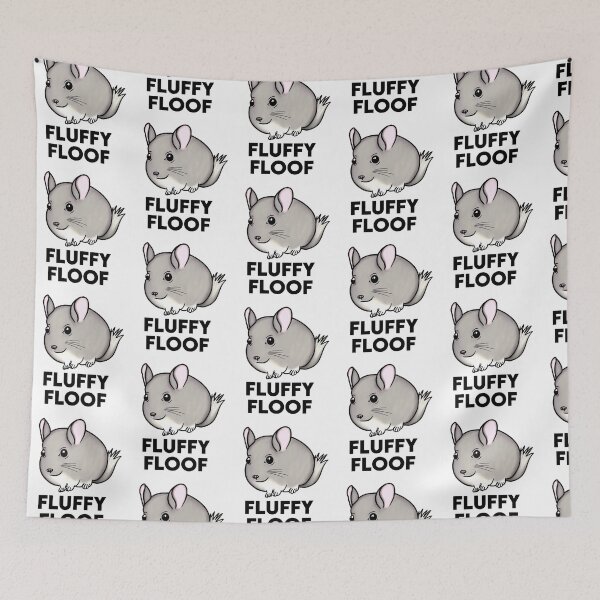 Item preview, Fluffy Floof Chubby Chinchilla for Chinchilla Lovers, Black designed and sold by Mochi-Merch.