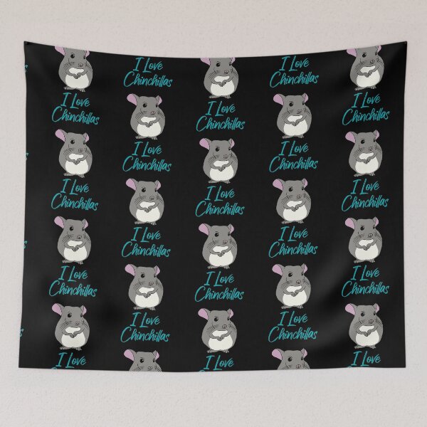Item preview, I Love Chinchillas: Cute Chinchilla for Chinchilla Lovers, Blue designed and sold by Mochi-Merch.
