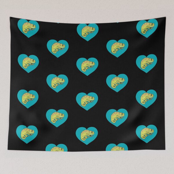 Item preview, Chameleon Heart for Chameleon Lovers, Blue Heart designed and sold by Mochi-Merch.