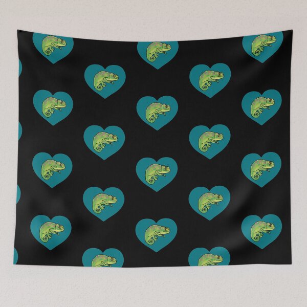 Item preview, Chameleon Heart for Chameleon Lovers, Teal Heart designed and sold by Mochi-Merch.