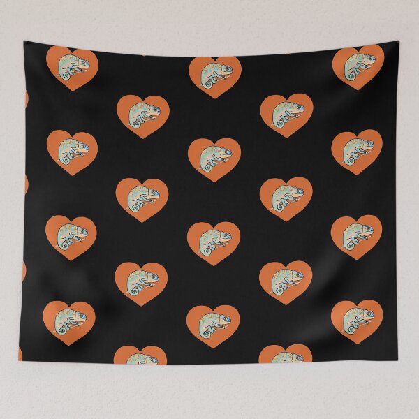 Item preview, Chameleon Heart for Chameleon Lovers, Orange Heart designed and sold by Mochi-Merch.