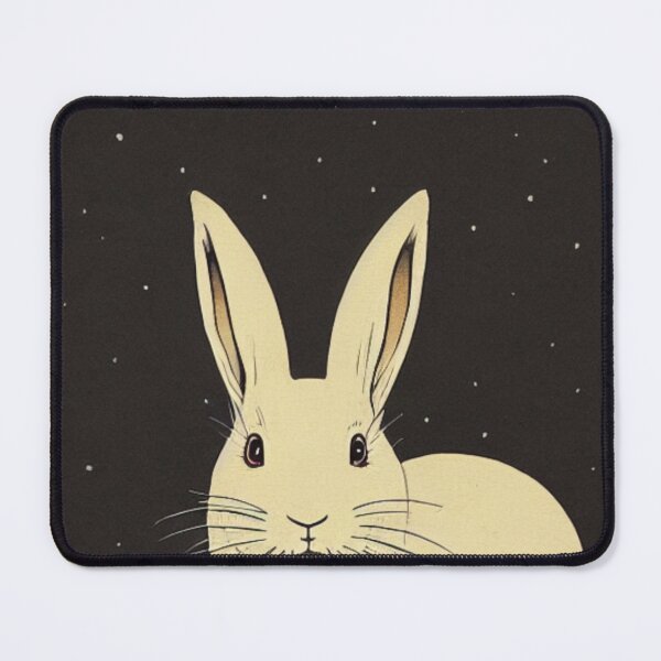 Item preview, White Giant Bunny Rabbit with Stars Flemish Giant Rabbit designed and sold by wigobun.
