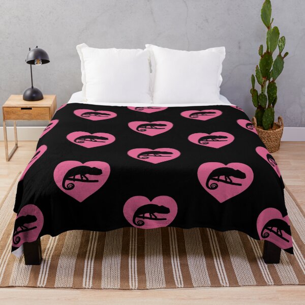 Item preview, Chameleon Heart Silhouette for Chameleon Lovers, Pink Heart designed and sold by Mochi-Merch.