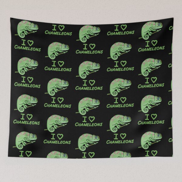 Item preview, I Love Chameleons for Chameleon Lovers, Green designed and sold by Mochi-Merch.