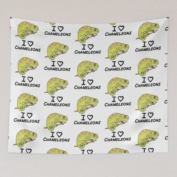 Item preview, I Love Chameleons for Chameleon Lovers, Light Green designed and sold by Mochi-Merch.