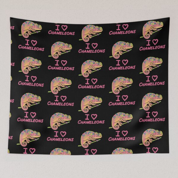 Item preview, I Love Chameleons for Chameleon Lovers, Pink designed and sold by Mochi-Merch.