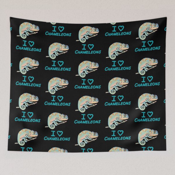 Item preview, I Love Chameleons for Chameleon Lovers, Pastel Blue designed and sold by Mochi-Merch.