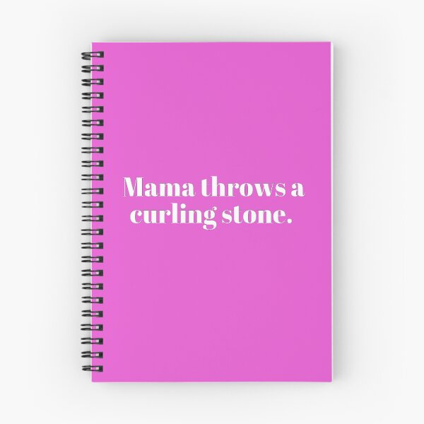 Item preview, Mama throws a curling stone. designed and sold by VJKTees.